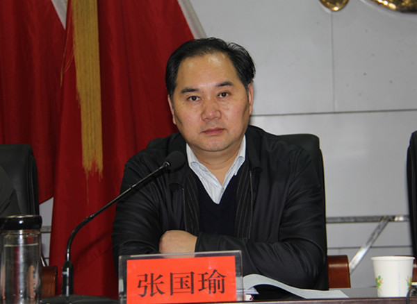 区委副书记,区长张国瑜主持会议